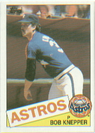 1985 Topps Baseball Cards      455     Bob Knepper